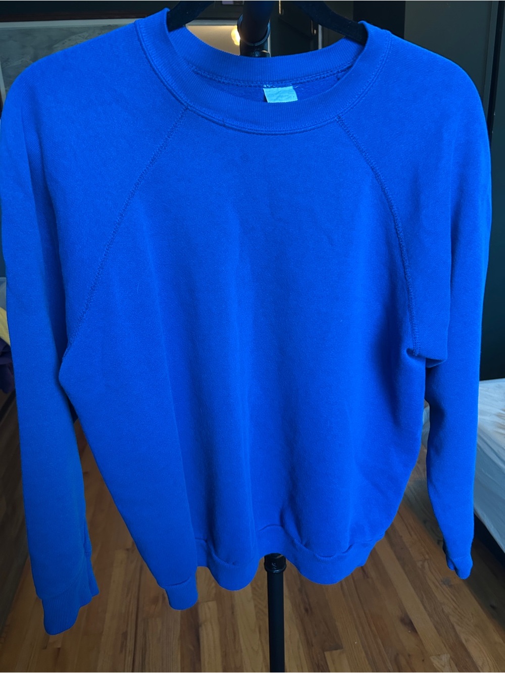 Bold Cobalt Blue Vintage Crewneck Sweatshirt